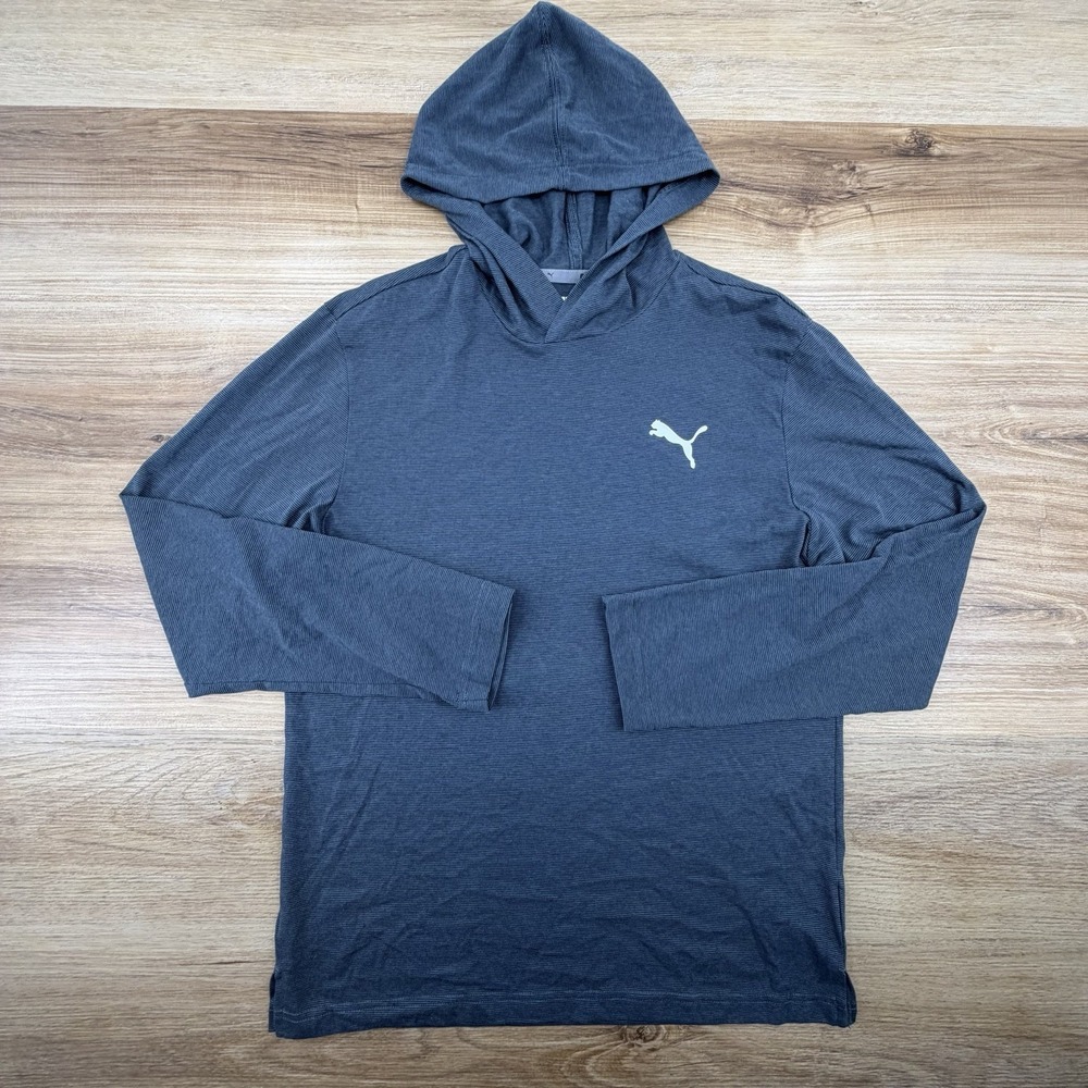 Puma Hoodie Light Weight Long Sleeve Athletic Performance‎ Mens Size Small